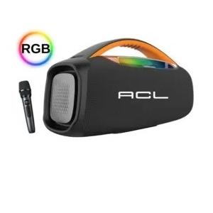 RGB Işıklı Ses Bombası Mikrofonlu Hoparlör Ses Bombası Müzik Çalar Extra Bass CT-5825