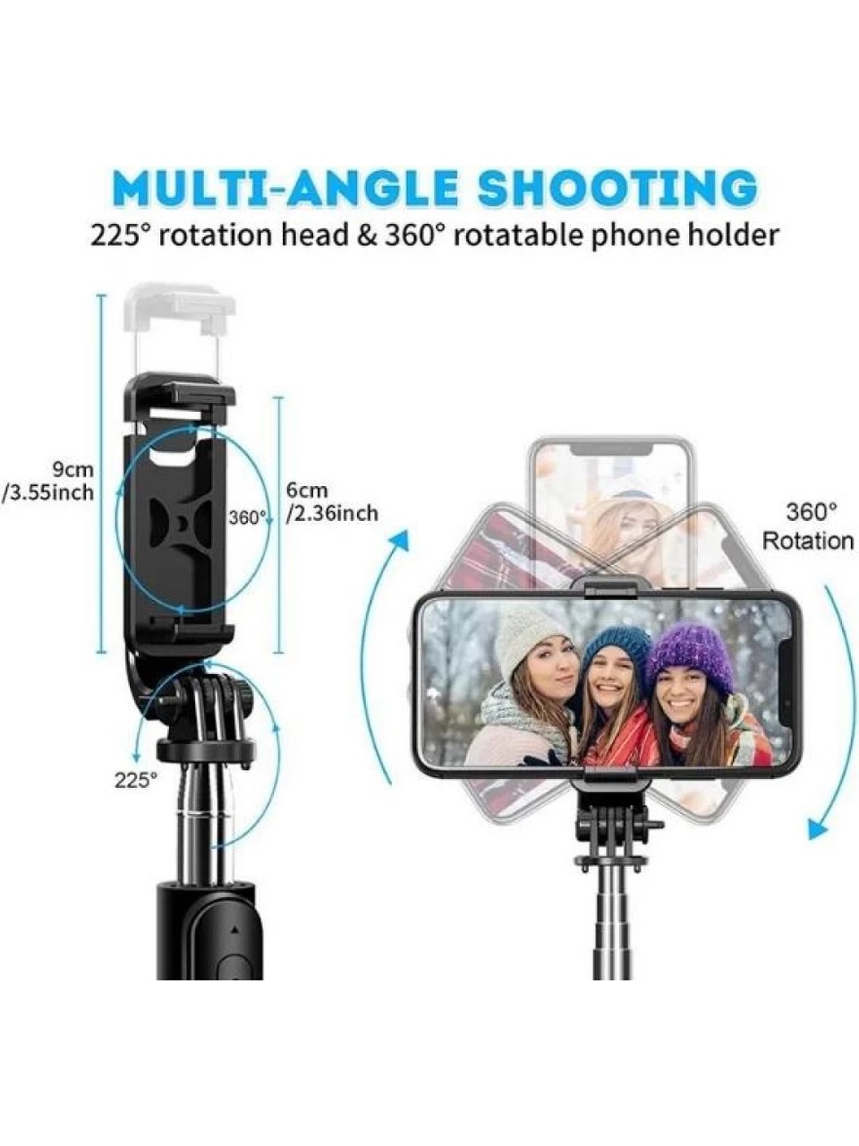 Bsf-02 Bluetooth Selfie Tripot