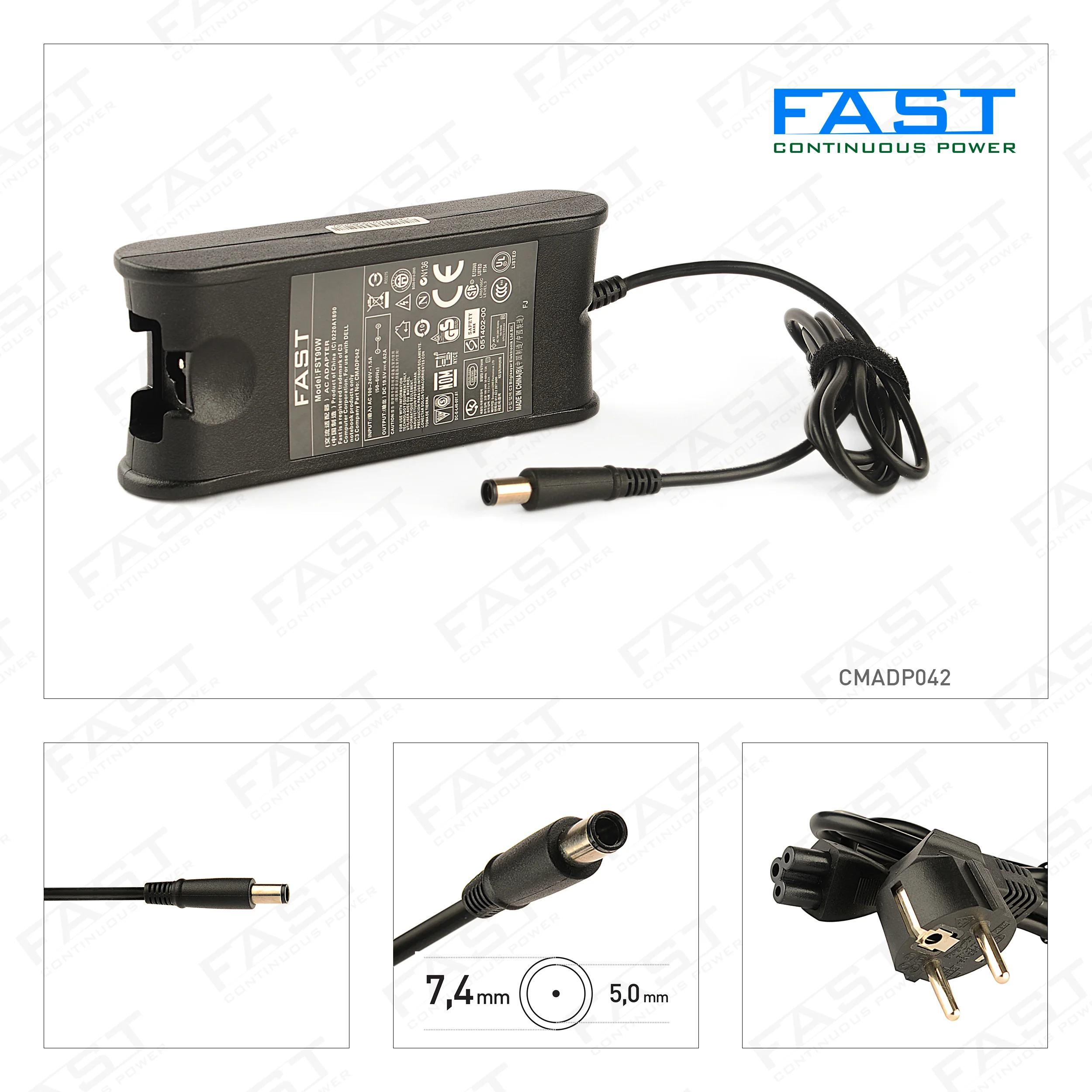 DELL CMADP042 90W 19.5V 4.62a 7.4 - 5.0mm NOTEBOOK ADAPTÖR C42