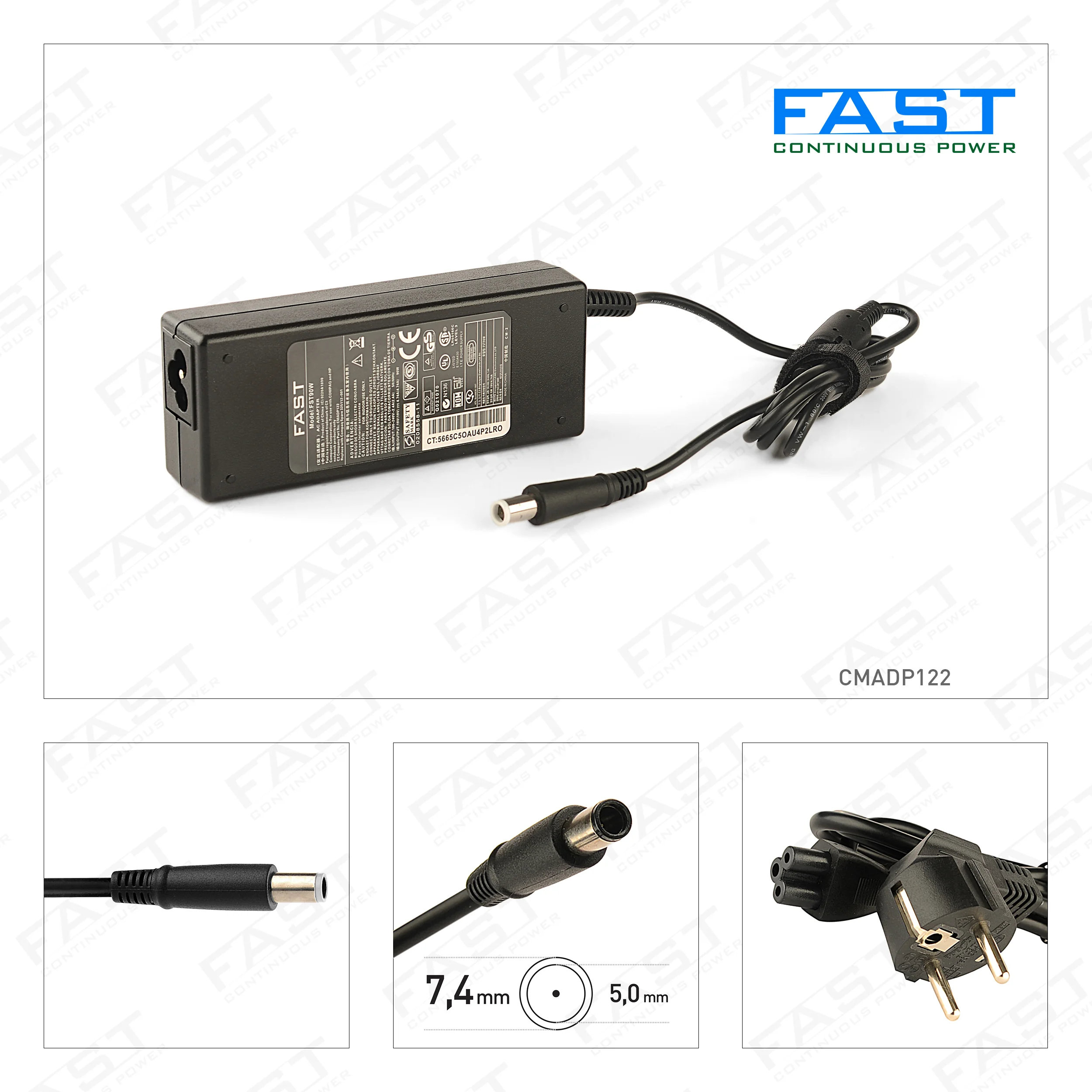 HP CMADP122 90W 19V 4.74a 7.4 - 5.0mm NOTEBOOK ADAPTÖR C122