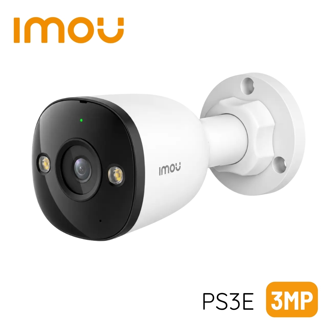 IMOU PS3E 3MP 2.8mm Çift Yönlü Sesli Smart IR 30M Renkli Bullet IP POE Kamera IM-IPC-PS3EP-3M0