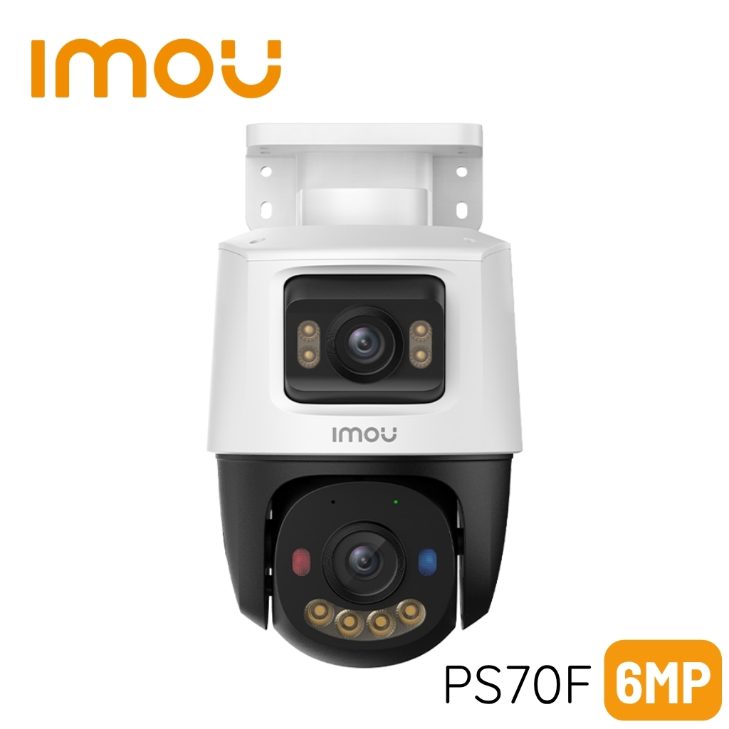 IMOU PS70F 6MP Dual Lens Çift Yönlü Sesli Smart IR 30M Renkli PT IP POE Kamera IM-IPC-PS70FP-6M0