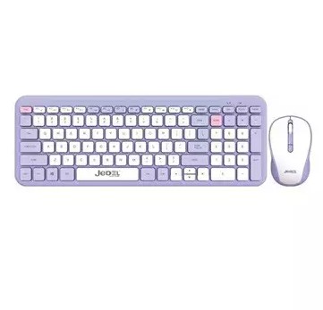 JEDEL WS739 BLUETOOTH COMBO KLAVYE MOUSE SET ( LİLA )