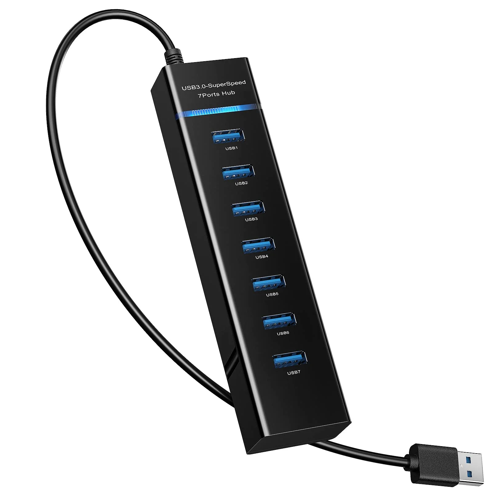 MULTICOLOR 7 PORT USB 3.0 HUP 5718