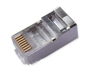 MULTICOLOR METAL RJ45 KONNEKTÖR 100 LÜ  2334