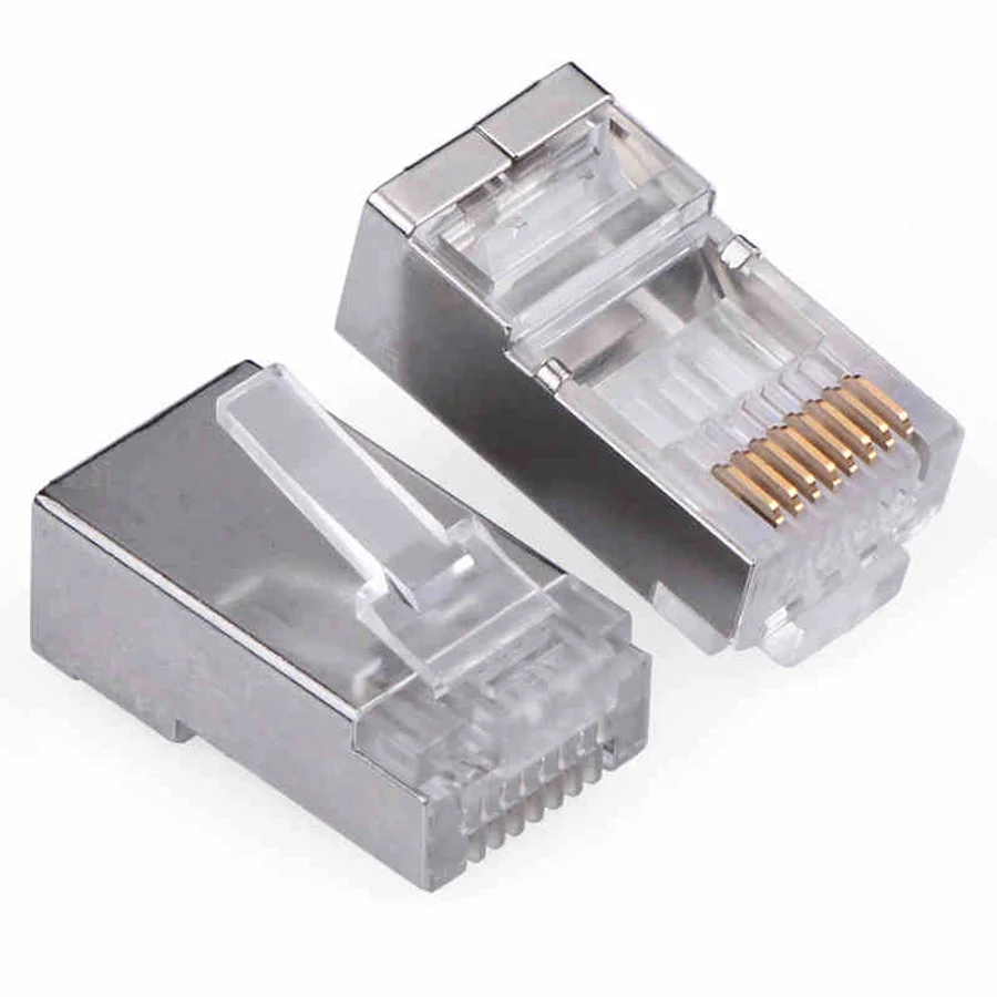 MULTICOLOR METAL RJ45 KONNEKTÖR 100 LÜ  2334