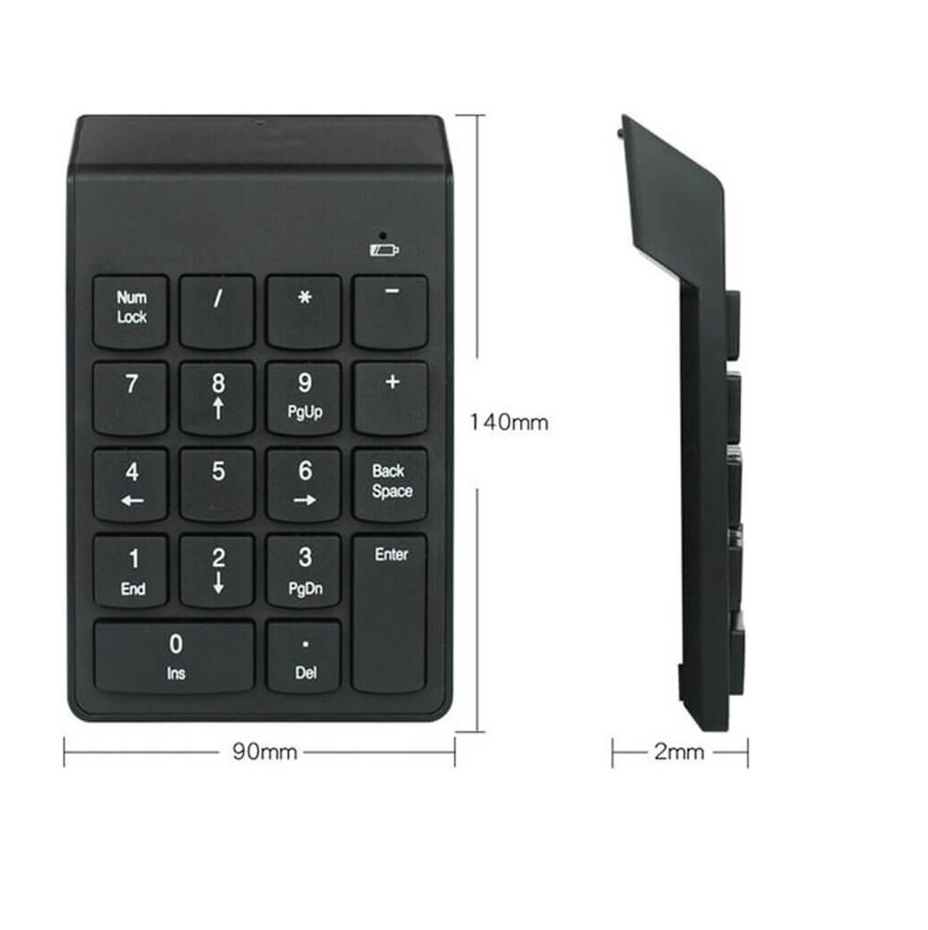 MULTİCOLOR KABLOSUZ NUMERİC KEY PAD KABLOSUZ
